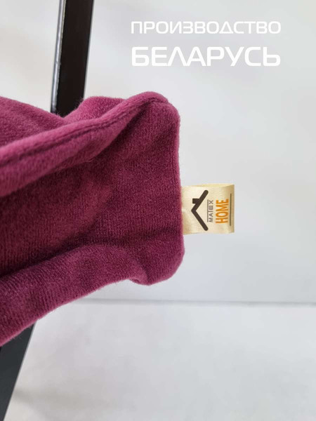 Изображение товара Подушка на стул MATEX Velours 2D / 51-046 (сливовый)