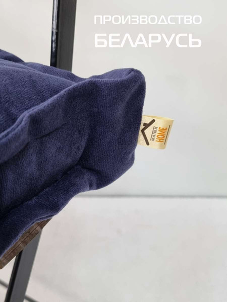 Изображение товара Подушка на стул MATEX Velours 2D / 51-060 (темно-синий)