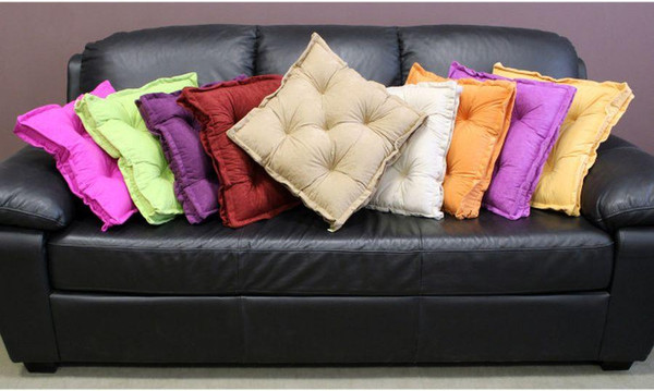 Изображение товара Подушка на стул MATEX Velours 2D / 51-091 (светло-голубой)