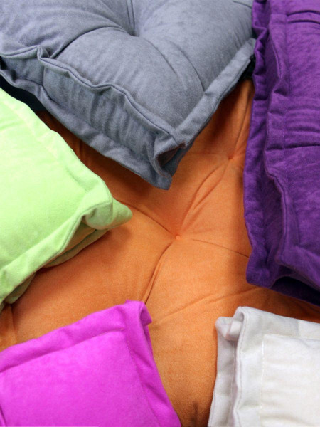 Изображение товара Подушка на стул MATEX Velours 2D / 51-091 (светло-голубой)