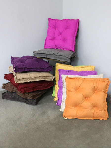 Изображение товара Подушка на стул MATEX Velours 2D / 51-091 (светло-голубой)