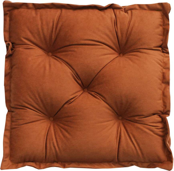 Изображение товара Подушка на стул MATEX Velours 2D / 51-114 (красно-коричневый)