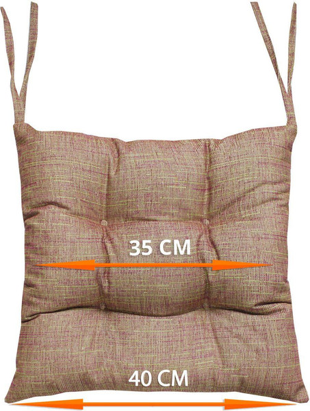 Изображение товара Подушка на стул MATEX Oxo / 52-968 (фуксия/зеленый)