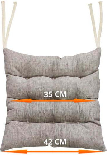 Изображение товара Подушка на стул MATEX Oxo / 53-118 (светло-серый)