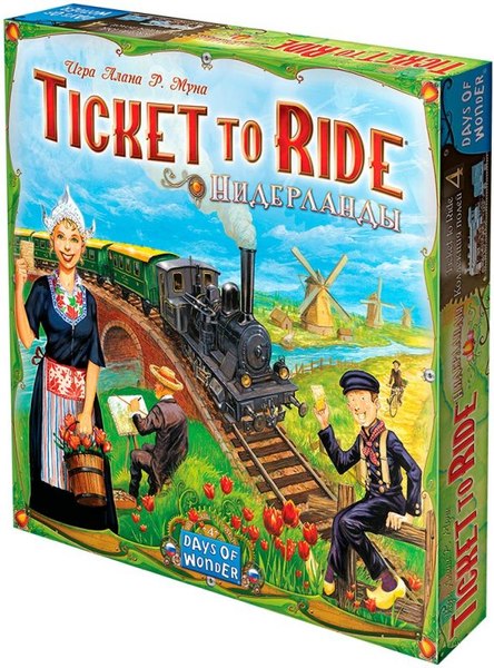 Изображение товара Дополнение к настольной игре Мир Хобби Ticket to Ride. Нидерланды / 915916