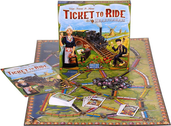 Изображение товара Дополнение к настольной игре Мир Хобби Ticket to Ride. Нидерланды / 915916