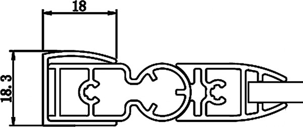 Изображение товара Стеклянная шторка для ванны Aquatek AQ DEL SBA 10015CH (хром/стекло прозрачное)