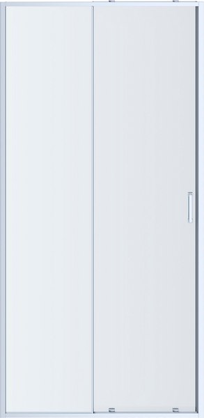 Изображение товара Душевая дверь Aquatek 100x200 / AQ ARI RA 10020CH (хром/стекло прозрачное)