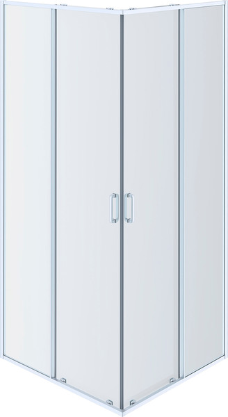 Изображение товара Душевой уголок Aquatek 100x100 / AQ ARI KV 10020CH (хром/прозрачное стекло)