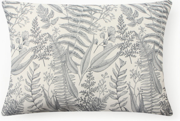 Изображение товара Подушка декоративная Этель Листва / 10766719 (серый)