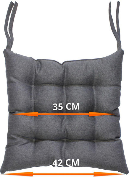 Изображение товара Подушка на стул MATEX Haga / 53-514 (темно-серый)