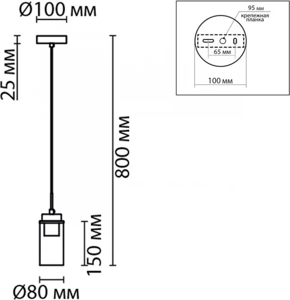 Изображение товара Потолочный светильник Lumion Isha 8101/1A