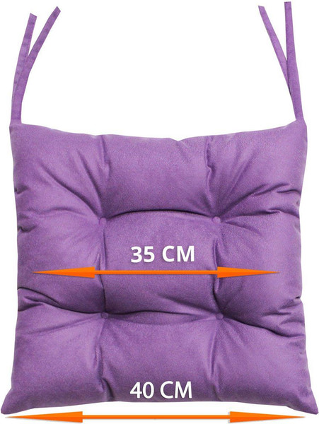 Изображение товара Комплект подушек на стул MATEX Aria / 59-974 (сиреневый, 2шт)