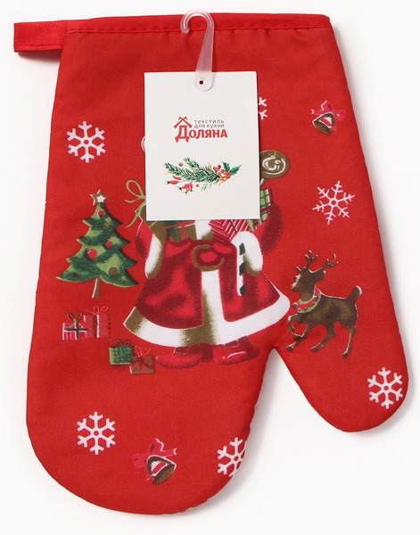 Изображение товара Рукавица-прихватка Доляна Новый год / 10513411