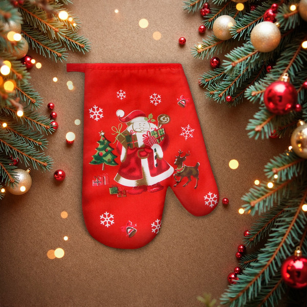 Изображение товара Рукавица-прихватка Доляна Новый год / 10513411