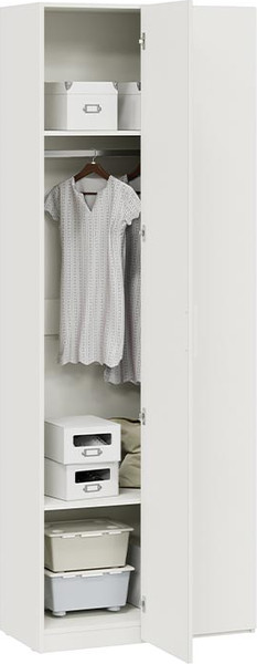 Изображение товара Шкаф ТриЯ Стелла угловой исп.2 (белый холст/белый жемчуг)