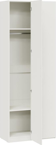 Изображение товара Шкаф ТриЯ Стелла угловой исп.2 (белый холст/белый жемчуг)