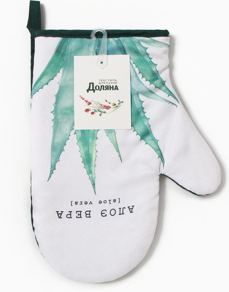 Изображение товара Рукавица-прихватка Доляна Алоэ вера / 10425108