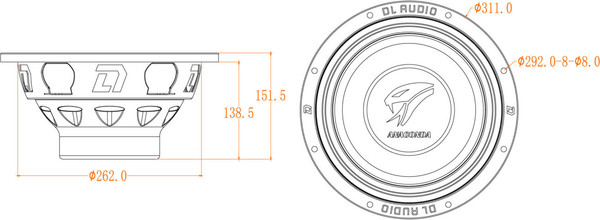 Изображение товара Головка сабвуфера DL Audio Anaconda 12
