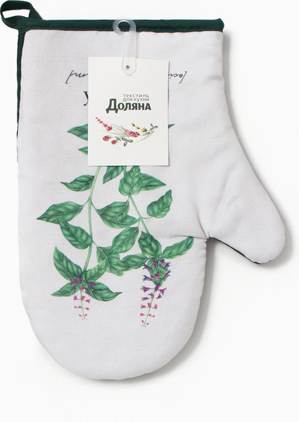 Изображение товара Рукавица-прихватка Доляна Базилик / 10425112