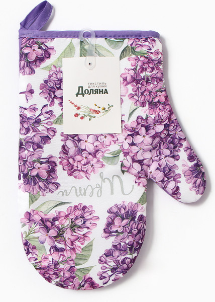 Изображение товара Рукавица-прихватка Доляна Сирень / 10425145