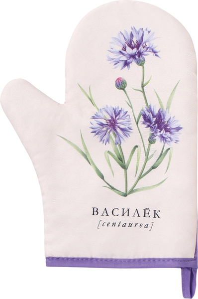 Изображение товара Рукавица-прихватка Доляна Василек / 10425115