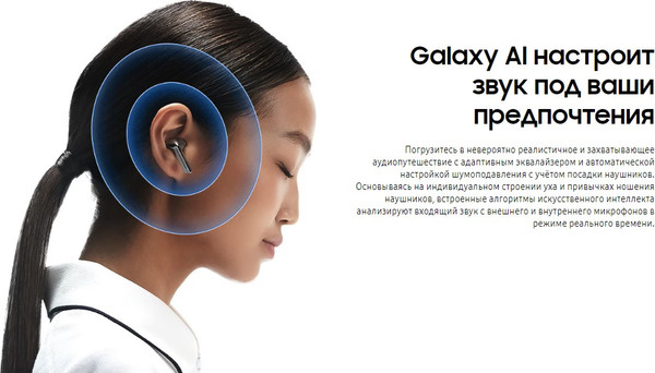 Изображение товара Беспроводные наушники Samsung Galaxy Buds 3 / SM-R530 (белый)