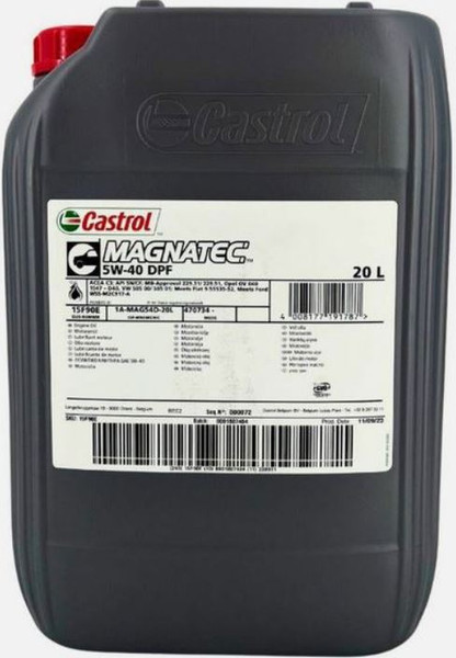 Изображение товара Моторное масло Castrol Magnatec 5W40 DPF (20л)