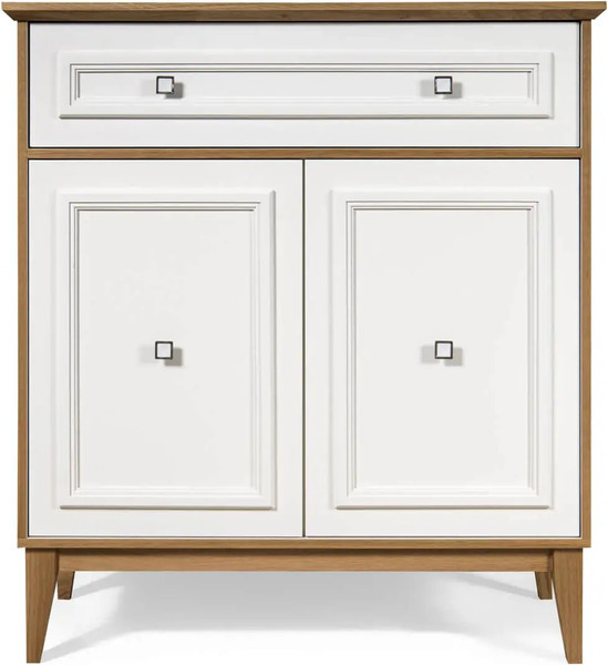 Изображение товара Тумба в прихожую Гомельдрев Торино ГМ 1499 (белый/натуральный дуб)