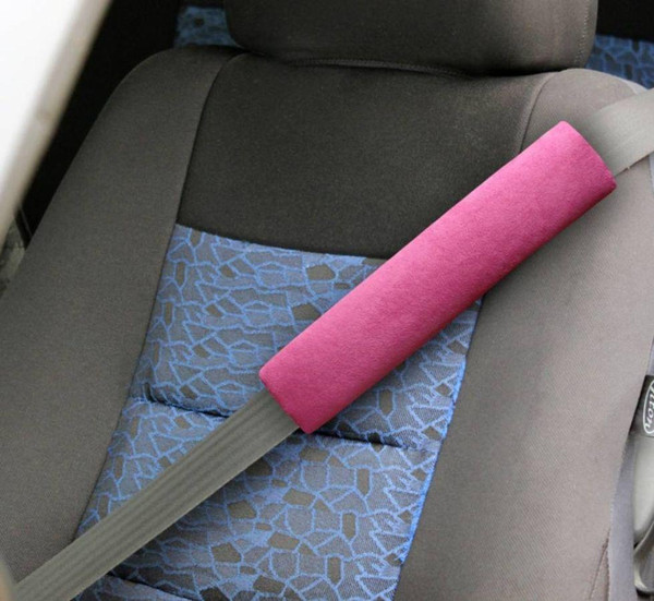 Изображение товара Комплект накладок на ремень безопасности MATEX Alicante / 46-905 (розовый, 2шт)