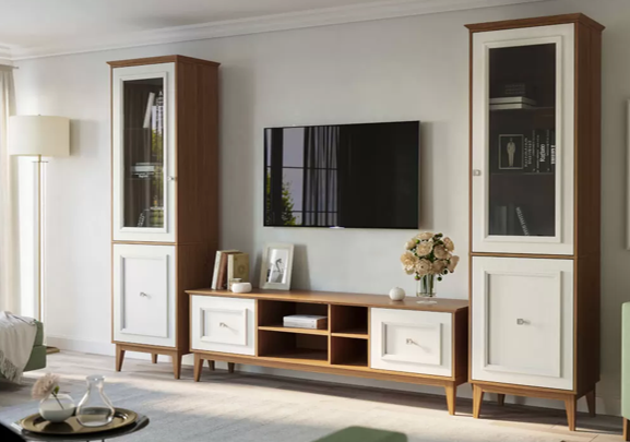 Изображение товара Шкаф Гомельдрев Торино ГМ 4192-21 (белый/натуральный дуб)