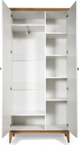 Изображение товара Шкаф Гомельдрев Торино ГМ 4192-21 (белый/натуральный дуб)