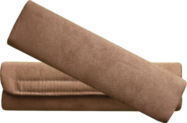 Изображение товара Комплект накладок на ремень безопасности MATEX Alicante / 46-912 (коричневый, 2шт)