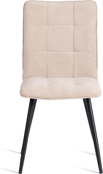 Изображение товара Стул Tetchair Bari ткань/велюр (молочный/черный)