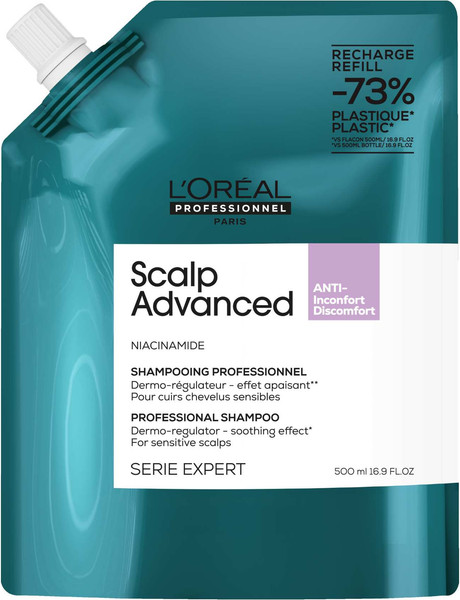 Изображение товара Шампунь для волос L'Oreal Professionnel Scalp Advanced Регулирующий баланс кожи головы Рефил (500мл)