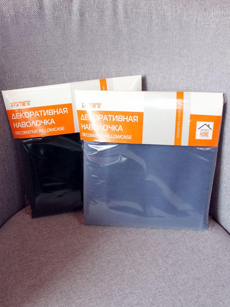 Изображение товара Наволочка декоративная MATEX Pure / 55-495 (светло-голубой)