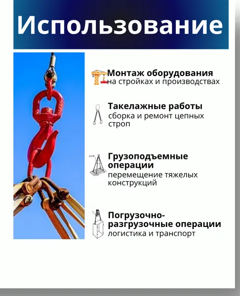 Изображение товара Крюк грузовой TOR Тип 322А 4.5т (Q) 123457