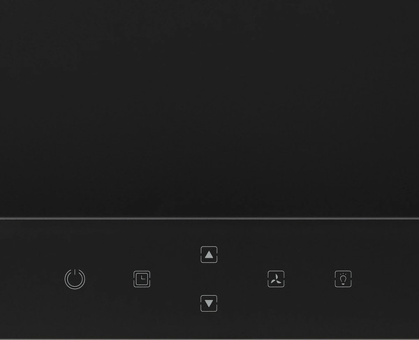 Изображение товара Вытяжка Т-образная Krona Onyx 600 Glass S / КА-00007508 (черный)