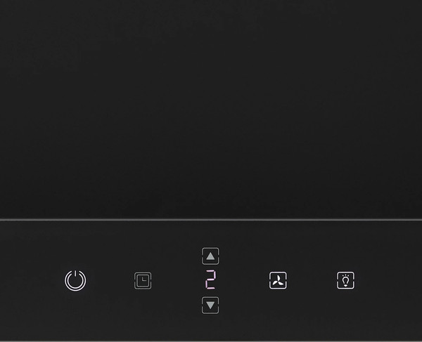 Изображение товара Вытяжка Т-образная Krona Onyx 600 Glass S / КА-00007508 (черный)