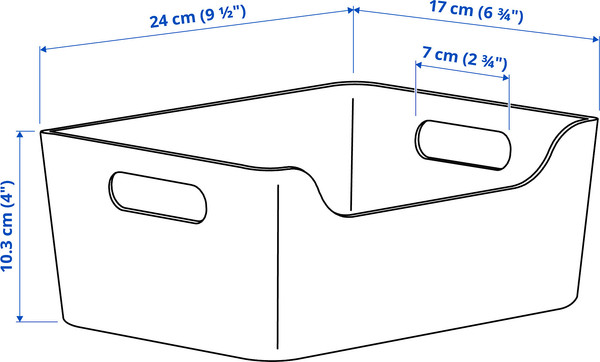 Изображение товара Контейнер для хранения Ikea Uppdatera 205.464.67 (белый)