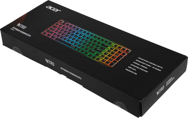 Изображение товара Клавиатура Acer Nitro OKW303 / ZL.KBDCC.01D (черный/серый)