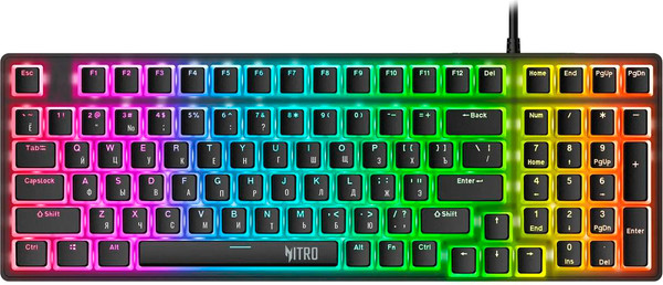 Изображение товара Клавиатура Acer Nitro OKW303 / ZL.KBDCC.01D (черный/серый)