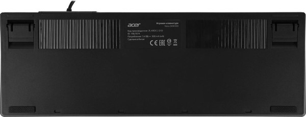 Изображение товара Клавиатура Acer Nitro OKW303 / ZL.KBDCC.01D (черный/серый)