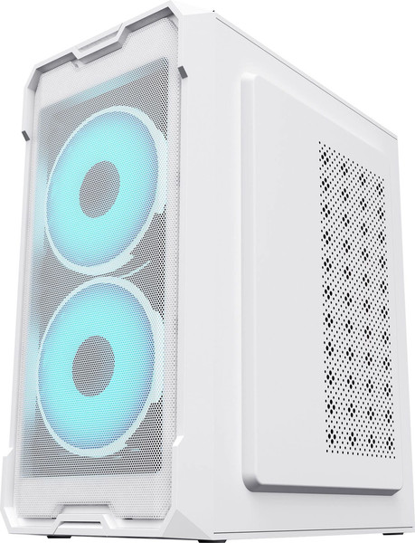 Изображение товара Корпус для компьютера Оклик OCC-MN302F (белый, без БП)