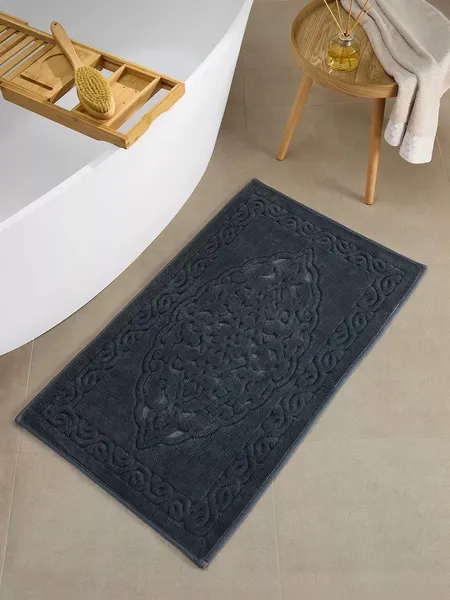 Изображение товара Набор ковриков для ванной и туалета Arya Rejoon 60x50, 60x100 (антрацитовый)