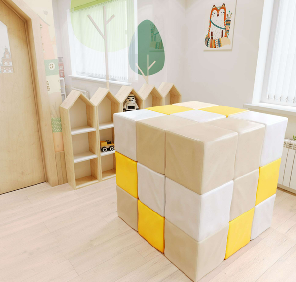 Изображение товара Мягкий комплекс Romana Кубик-рубик ДМФ-МК-27.90.13 (Pastel)