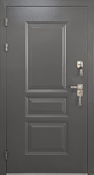 Изображение товара Входная дверь Промет Винтер-100 88x205 (левая, графит бланко)