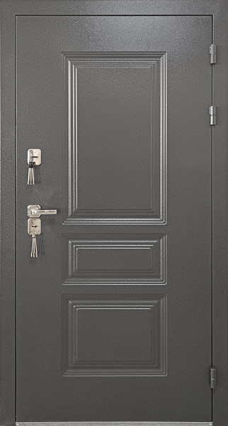 Изображение товара Входная дверь Промет Винтер-100 98x205 (правая, графит бланко)