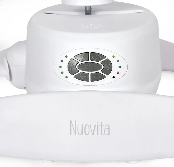 Изображение товара Детский шезлонг Nuovita Degno D1 (белый/графитно-черный)