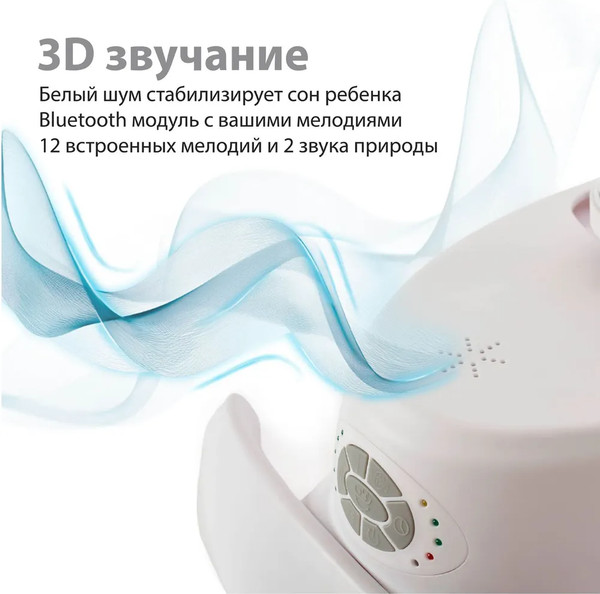 Изображение товара Детский шезлонг Nuovita Degno D1 (белый/графитно-черный)